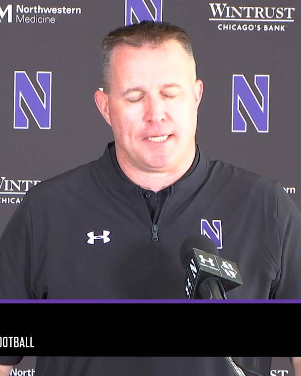 Fitzgerald Postgame Press Conference: Ohio at Northwestern